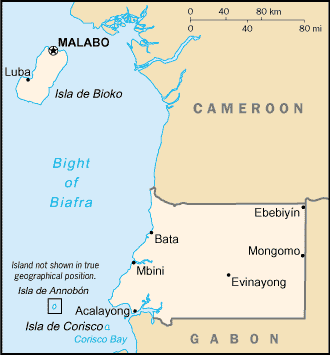 Guinee Equatoriale cartes